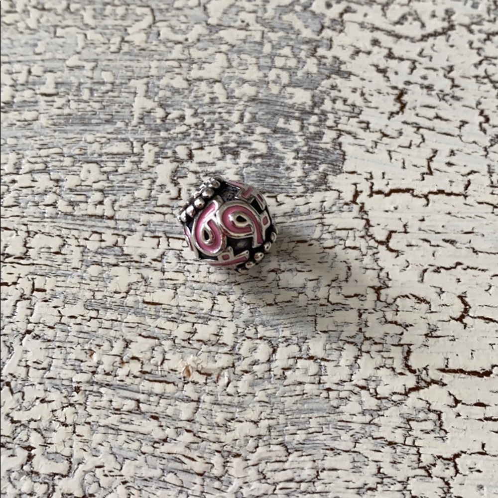Authentic pandora breast cancer ribbon charm